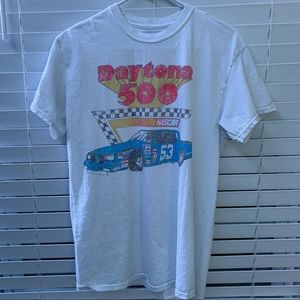 Dayton 500 Nascar Graphic T-Shirt Mens M White